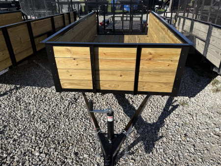 New 2026 AMERICAN MANUFACTURING OPERATIONS (AMO) UTILITY US101 60X10 SA WOOD SIDES (GVW:2990) BLACK