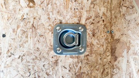 New US Cargo 7.5x12 Enclosed Trailer - Rear ramp door