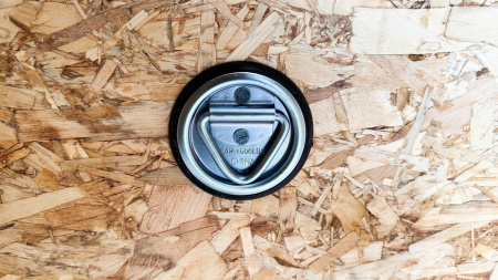 New US Cargo 7.5x12 Enclosed Trailer - Rear ramp door