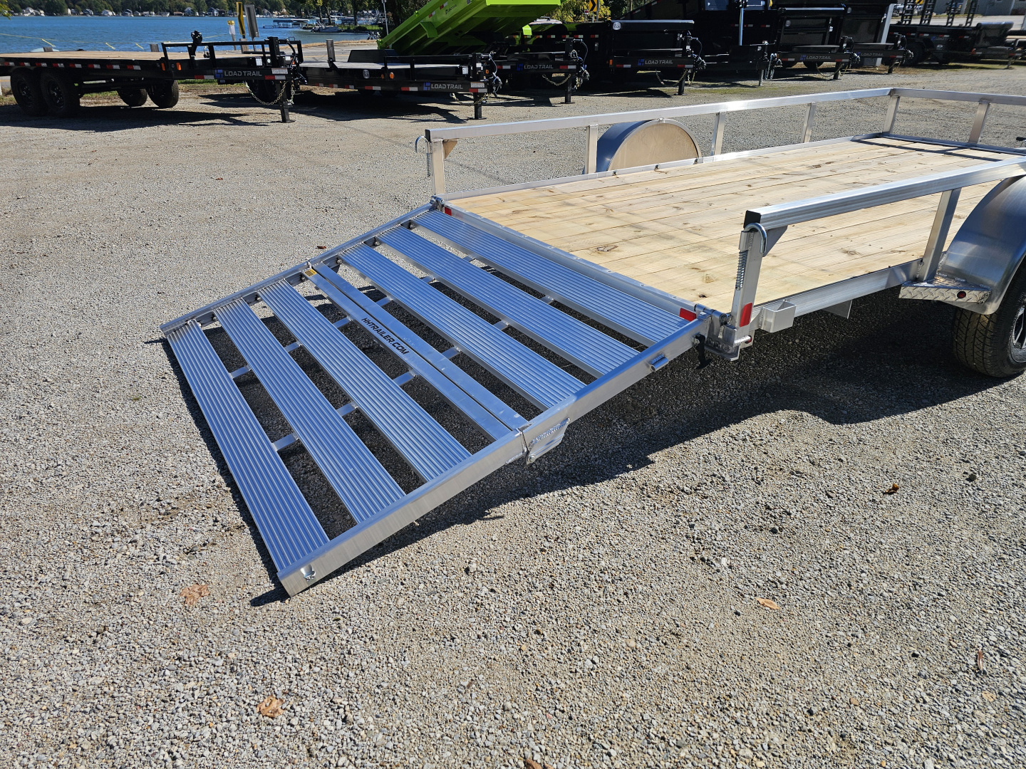 New 2026 H&H Trailers ALUMINUM 76" X12' RAIL SIDE UTILITY TRAILER Utility Trailer