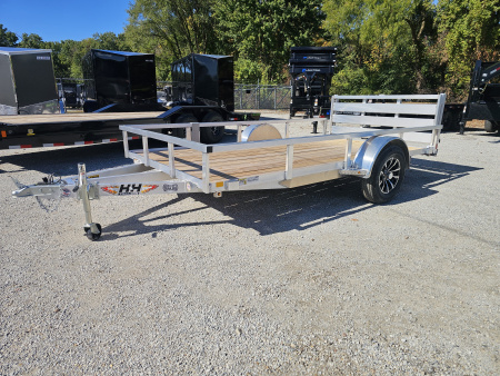 New 2026 H&H Trailers ALUMINUM 76  X12' RAIL SIDE UTILITY TRAILER Utility Trailer