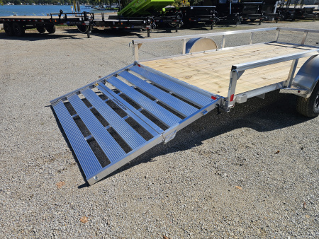 New 2026 H&H Trailers ALUMINUM 76" X12' RAIL SIDE UTILITY TRAILER Utility Trailer