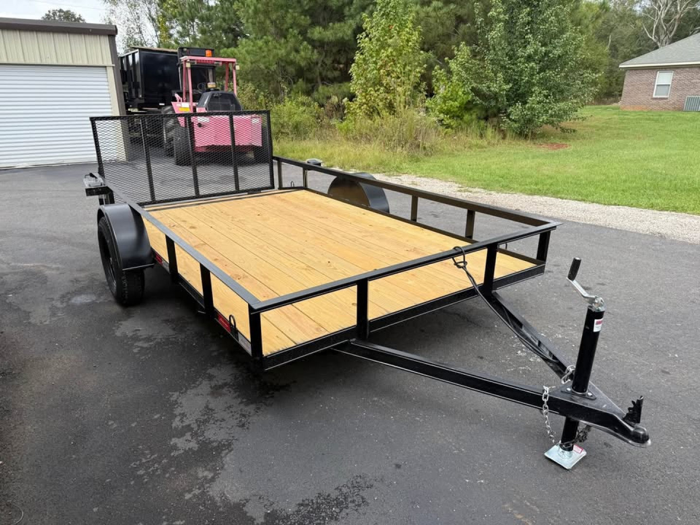New 2025 Oak Ridge 77x12SA Utility Trailer
