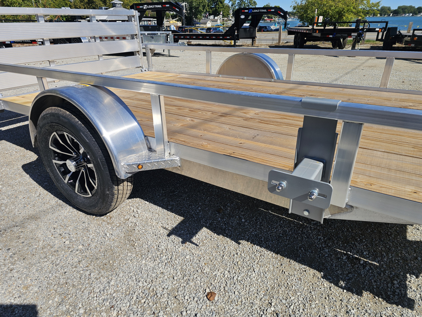 New 2026 H&H Trailers ALUMINUM 76" X12' RAIL SIDE UTILITY TRAILER Utility Trailer