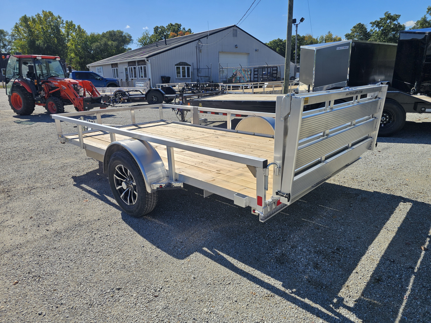 New 2026 H&H Trailers ALUMINUM 76" X12' RAIL SIDE UTILITY TRAILER Utility Trailer