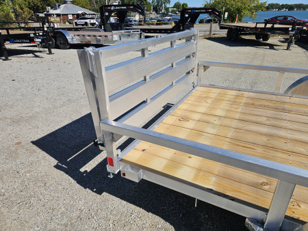 New 2026 H&H Trailers ALUMINUM 76" X12' RAIL SIDE UTILITY TRAILER Utility Trailer