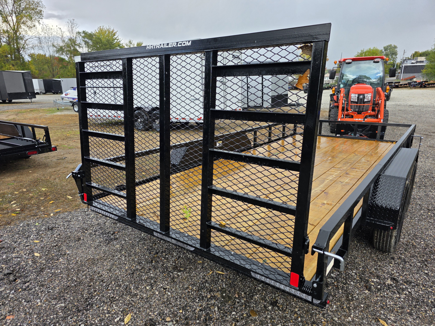 New 2026 H&H Trailers 82X16 RAIL SIDE UTILITY TRAILER 7K GVWR Utility Trailer