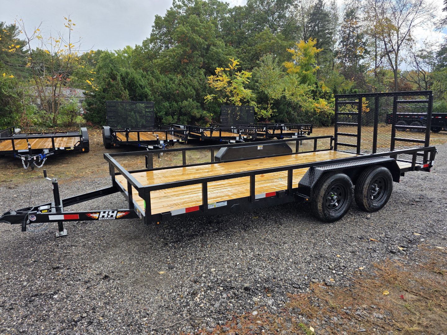 New 2026 H&H Trailers 82X16 RAIL SIDE UTILITY TRAILER 7K GVWR Utility Trailer
