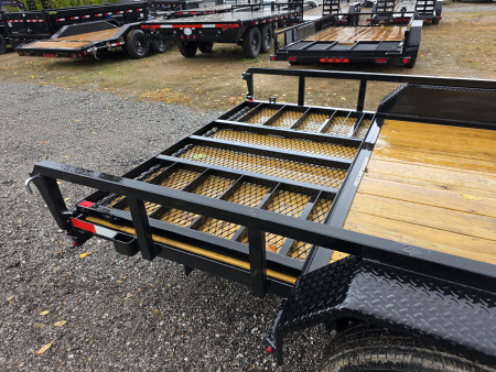 New 2026 H&H Trailers 82X16 RAIL SIDE UTILITY TRAILER 7K GVWR Utility Trailer