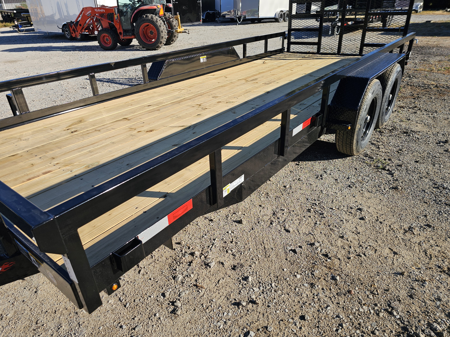 New 2026 H&H Trailers 82X18 HEAVY DUTY RAIL SIDE UTILITY TRAILER 10K GVWR Utility Trailer