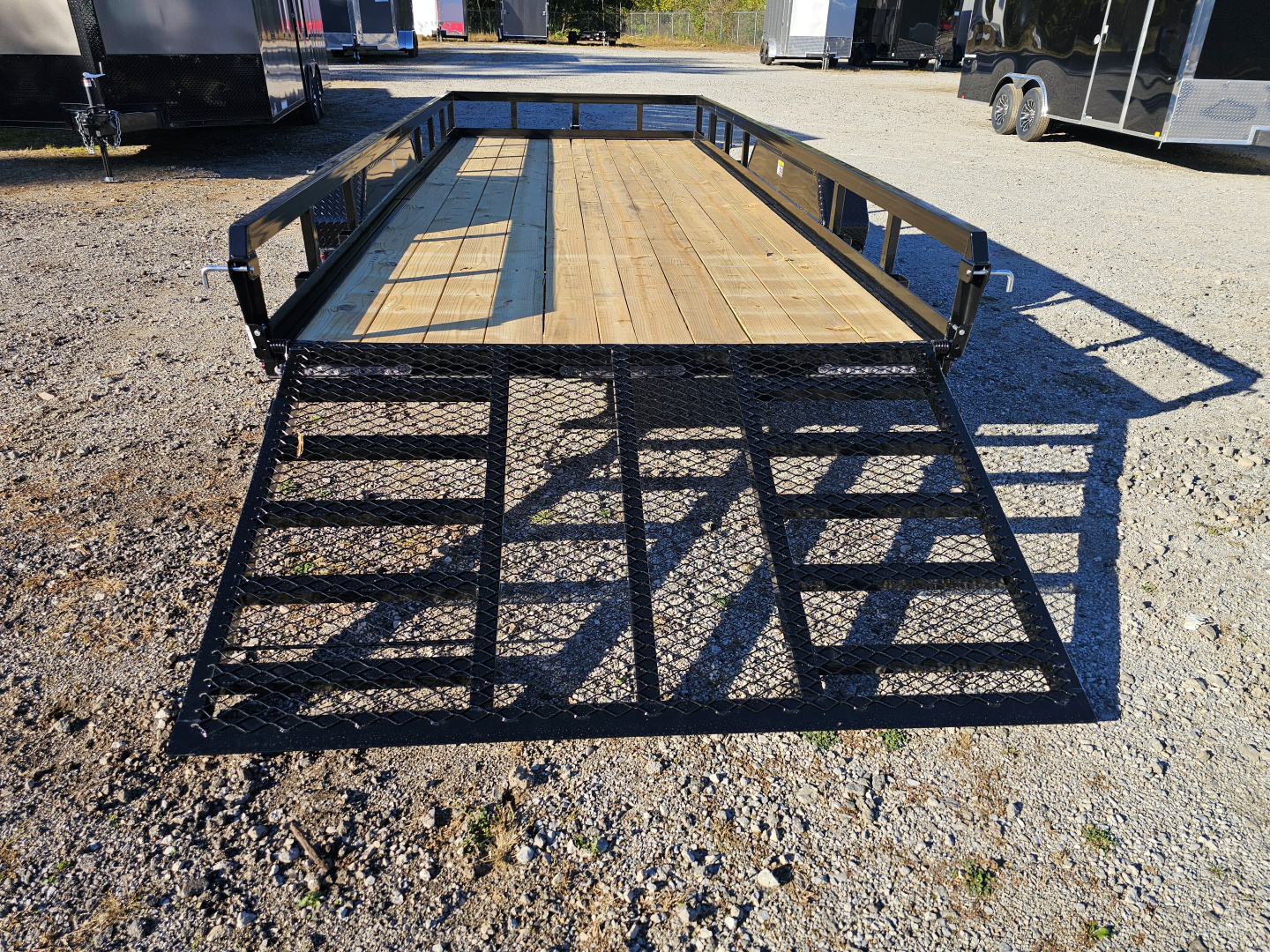 New 2026 H&H Trailers 82X18 HEAVY DUTY RAIL SIDE UTILITY TRAILER 10K GVWR Utility Trailer