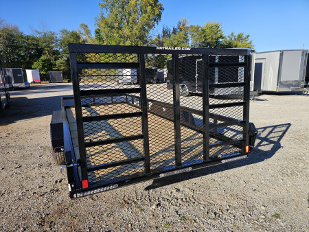New 2026 H&H Trailers 82X18 HEAVY DUTY RAIL SIDE UTILITY TRAILER 10K GVWR Utility Trailer