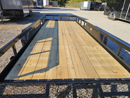 New 2026 H&H Trailers 82X18 HEAVY DUTY RAIL SIDE UTILITY TRAILER 10K GVWR Utility Trailer