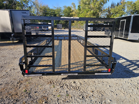 New 2026 H&H Trailers 82X18 HEAVY DUTY RAIL SIDE UTILITY TRAILER 10K GVWR Utility Trailer
