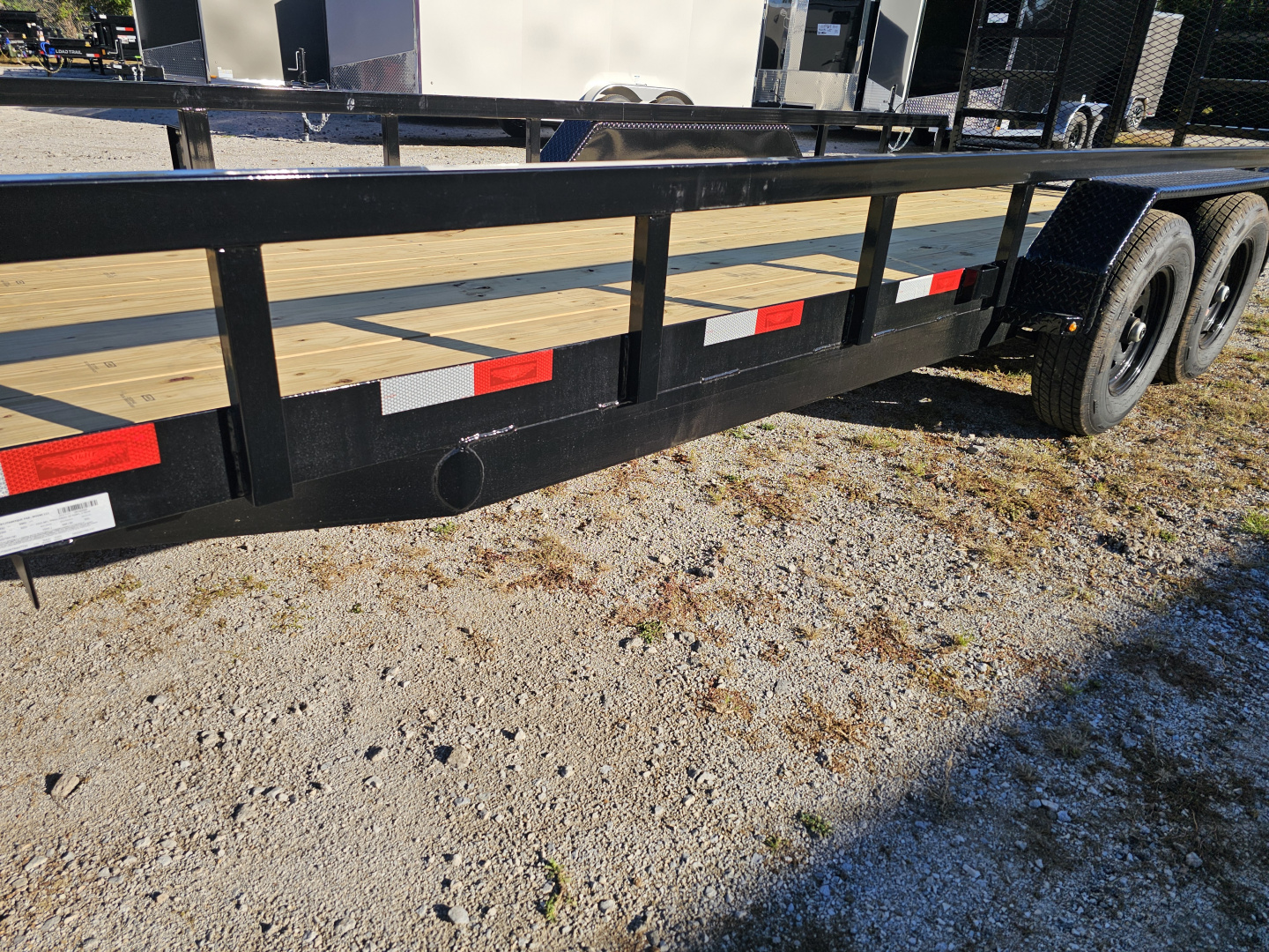 New 2026 H&H Trailers 82X20 HEAVY DUTY RAIL SIDE UTILITY TRAILER 10K GVWR Utility Trailer