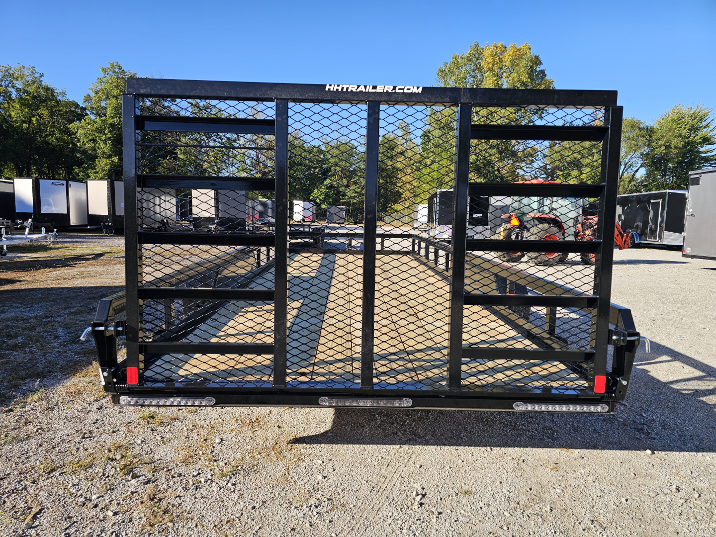 New 2026 H&H Trailers 82X20 HEAVY DUTY RAIL SIDE UTILITY TRAILER 10K GVWR Utility Trailer