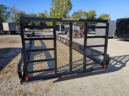New 2026 H&H Trailers 82X20 HEAVY DUTY RAIL SIDE UTILITY TRAILER 10K GVWR Utility Trailer