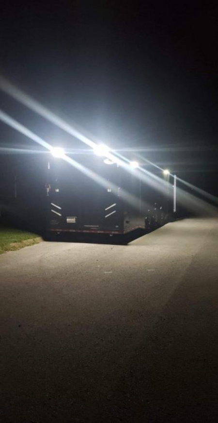 New CONTINENTAL CARGO NEW 85X34 ENCLOSED RACE TRAILER BATHROOM ELECTRIC AWNING CAR HAULER TRAILER CARGO TRAILERS Car / Racing Trailer