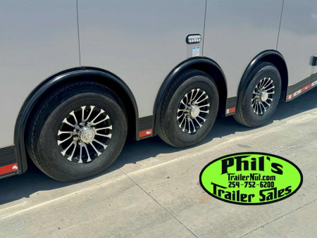 New CONTINENTAL CARGO NEW 85X34 ENCLOSED RACE TRAILER BATHROOM ELECTRIC AWNING CAR HAULER TRAILER CARGO TRAILERS Car / Racing Trailer