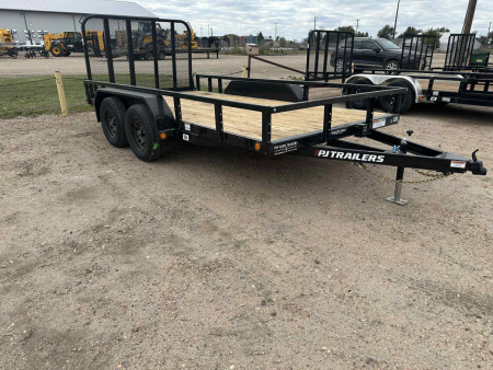 New 2026 PJ 14' Tandem Axle Utility Trailer (UL)