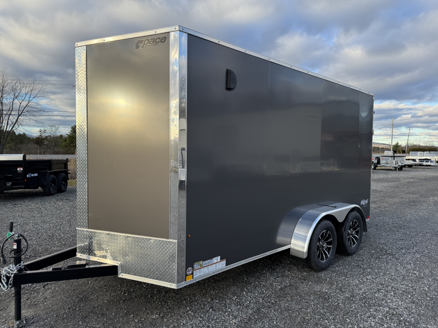 New 2026 Pace American 7 X 14 OUTBACK DLX Cargo / Enclosed Trailer
