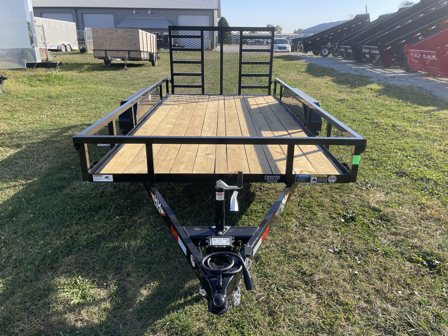 New 2026 H&H Trailers 82x14 Tandem Rail Side Utility