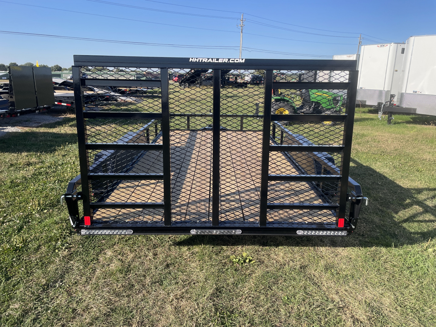 New 2026 H&H Trailers 82x14 Tandem Rail Side Utility