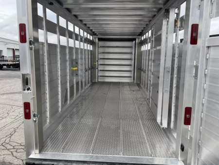New 2026 EBY Trailers 83x24 14K Gooseneck Stock / Stock Combo Trailer