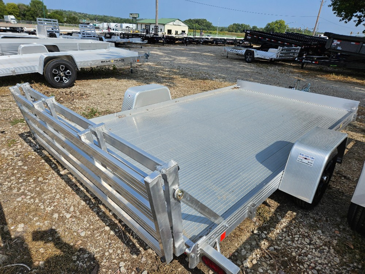 New 2025 Bear Track BTU82144S Utility Trailer