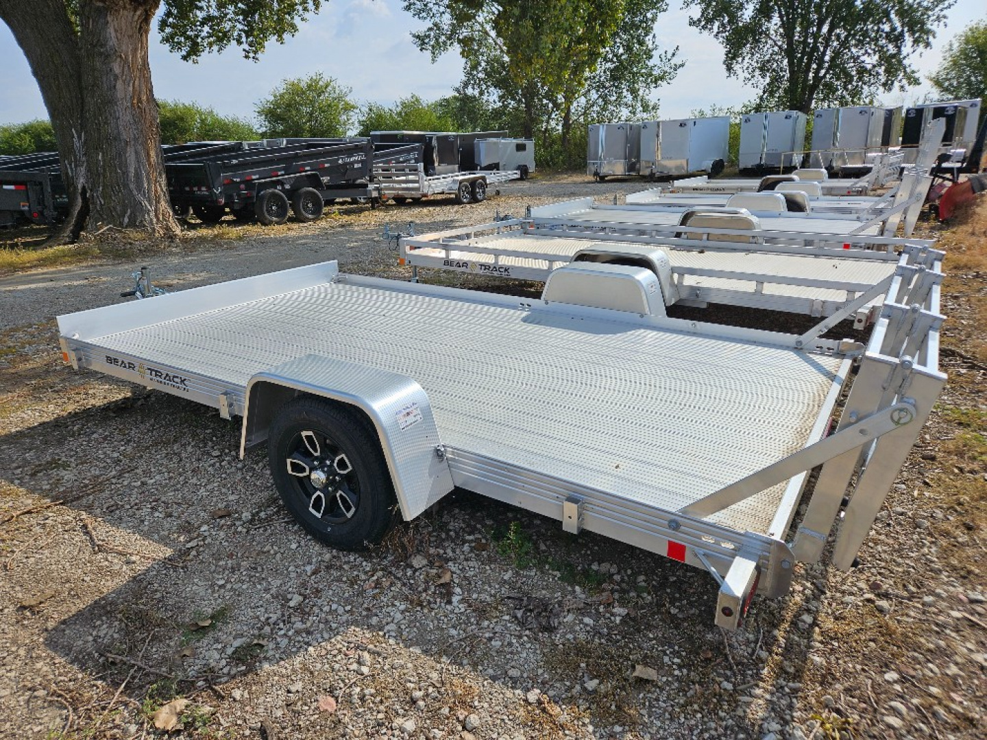 New 2025 Bear Track BTU82144S Utility Trailer