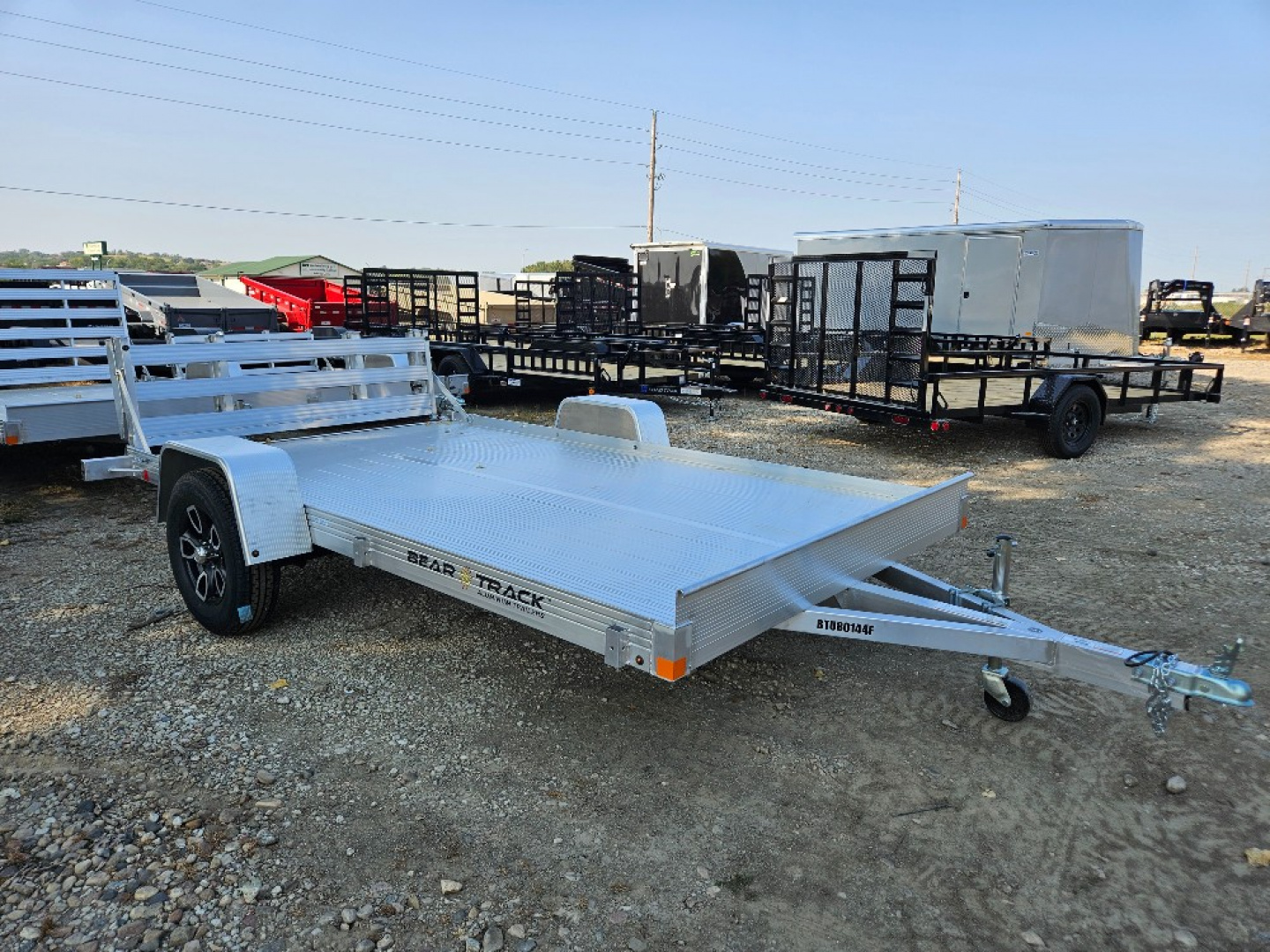 New 2025 Bear Track BTU80144F Utility Trailer