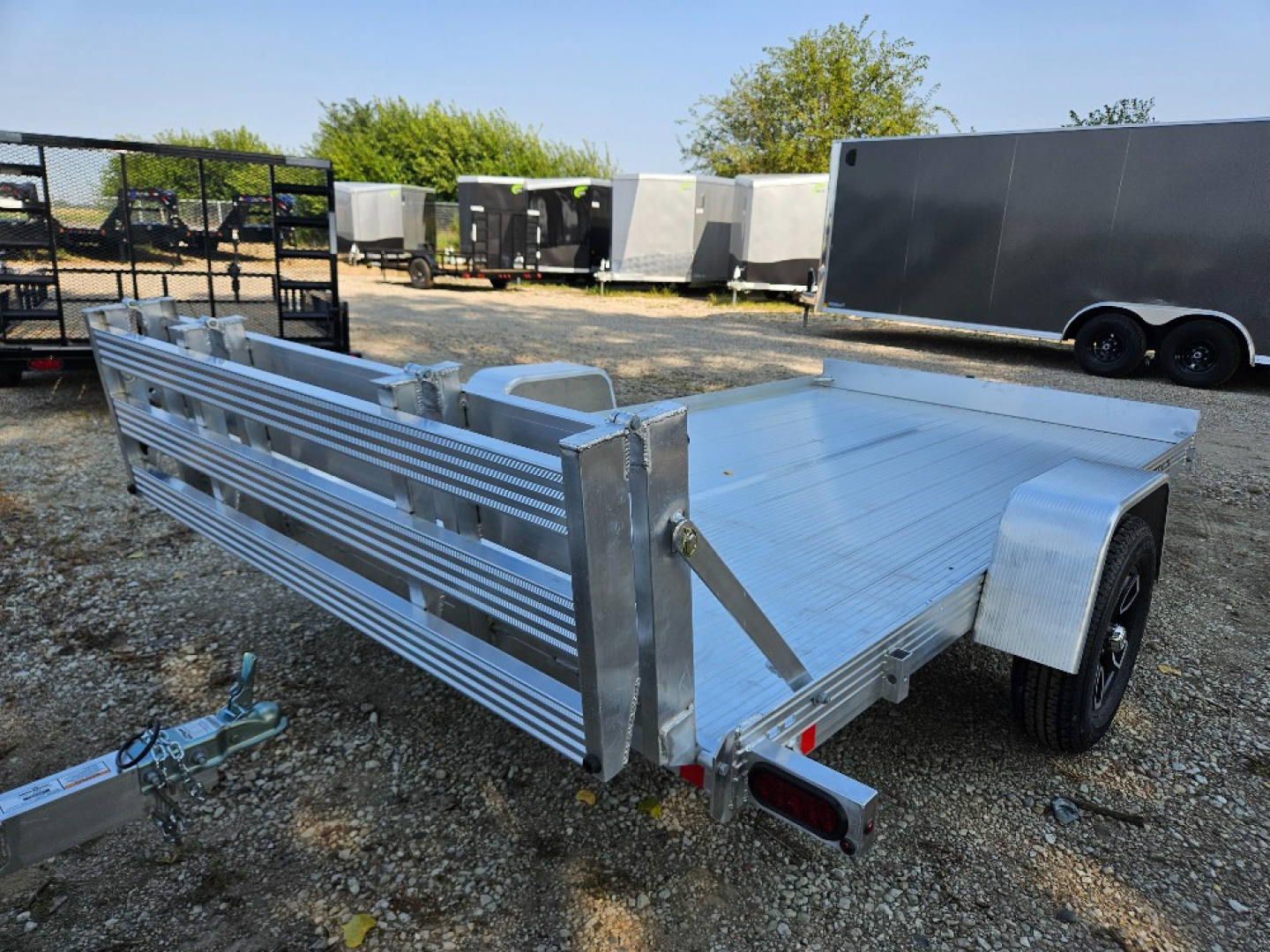 New 2025 Bear Track BTU80144F Utility Trailer
