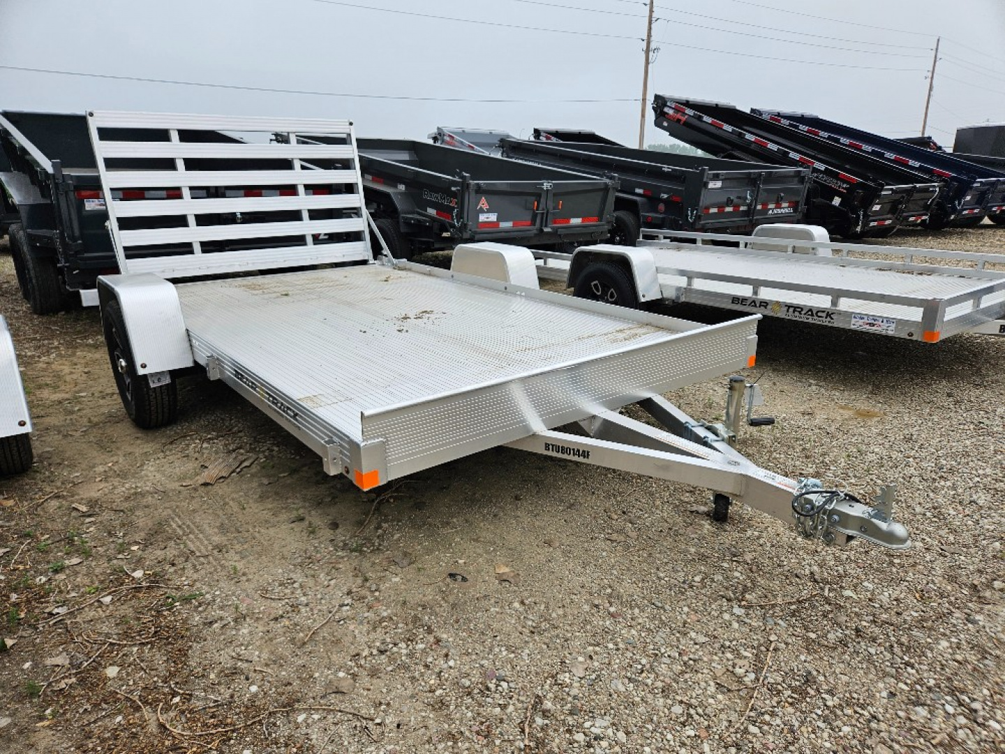 New 2025 Bear Track BTU80144F Utility Trailer