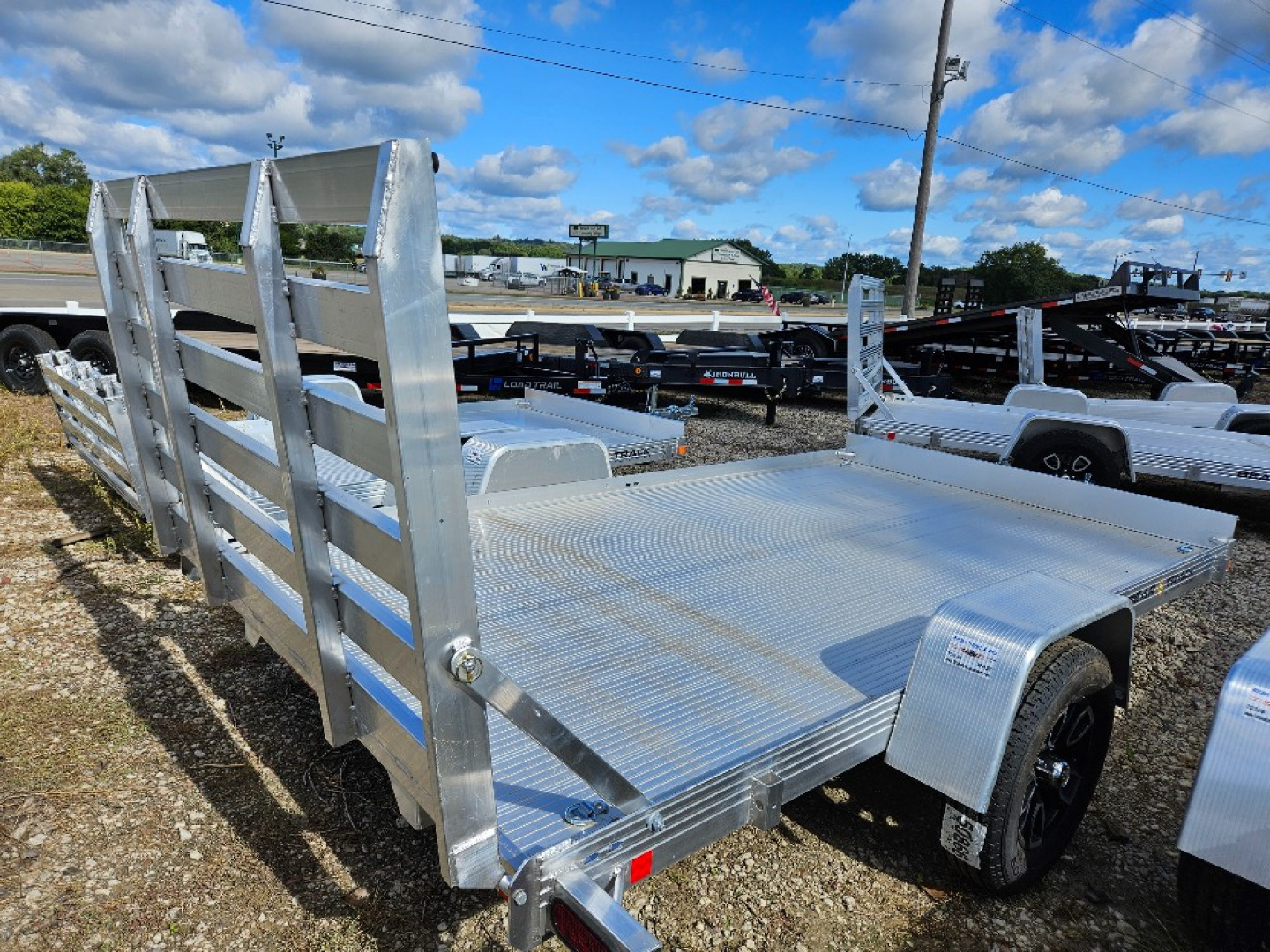 New 2026 Bear Track BTU80144F Utility Trailer