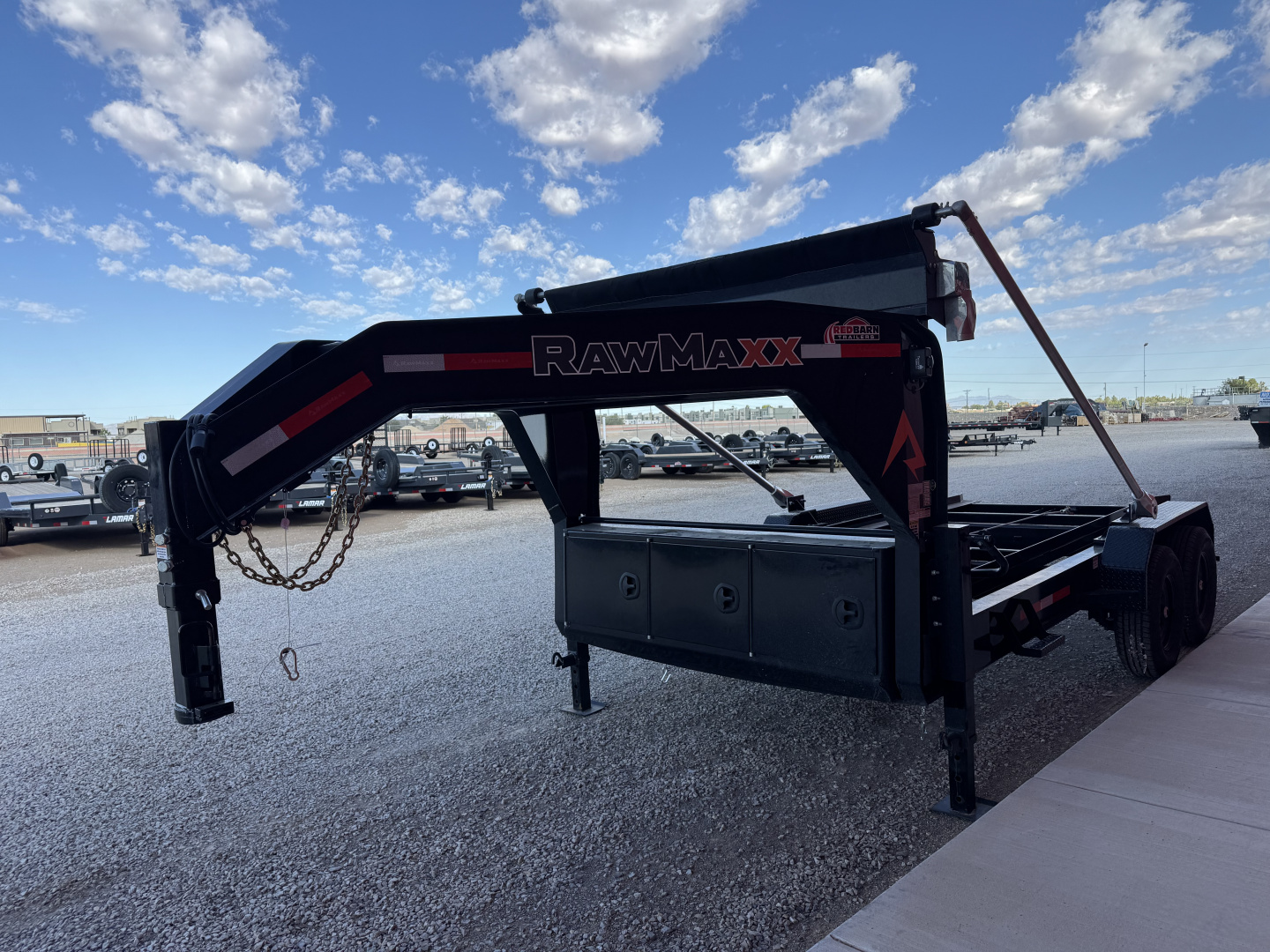 New 2026 RawMaxx RDX 83X14 GN ROLL OFF 14K TRAILER Dump Trailer