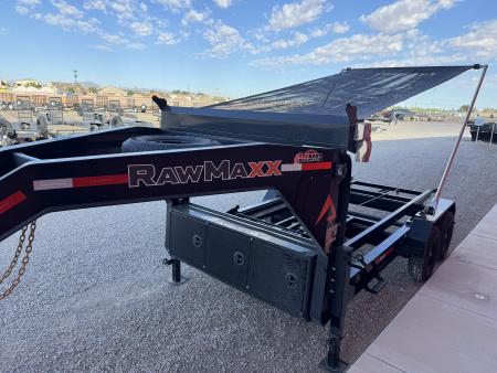 New 2026 RawMaxx RDX 83X14 GN ROLL OFF 14K TRAILER Dump Trailer