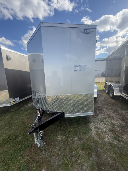 New 2025 RC Trailers 7 X 14 7k v-nose 6'-6'' interior height ramp door screwless Cargo / Enclosed Trailer