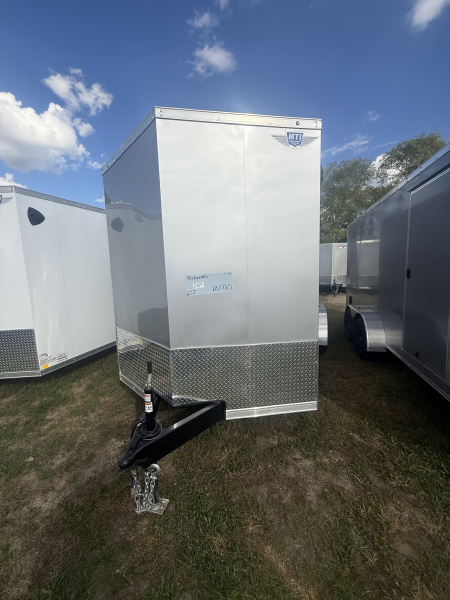 New 2025 RC Trailers 7 X 16 7k v-nose 6'-6'' interior height ramp door screwless Cargo / Enclosed Trailer