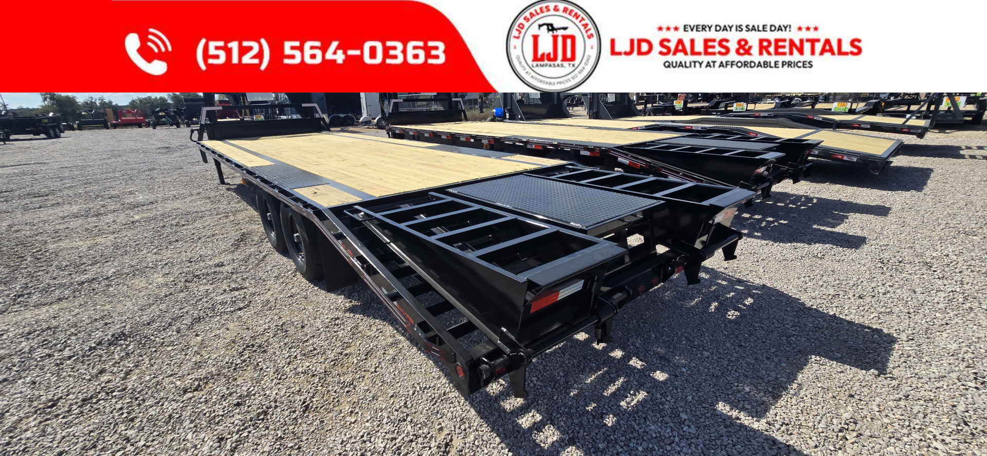 New 2026 Coffee Creek - Gooseneck flatbed 102" X 27' Deckover Trailer