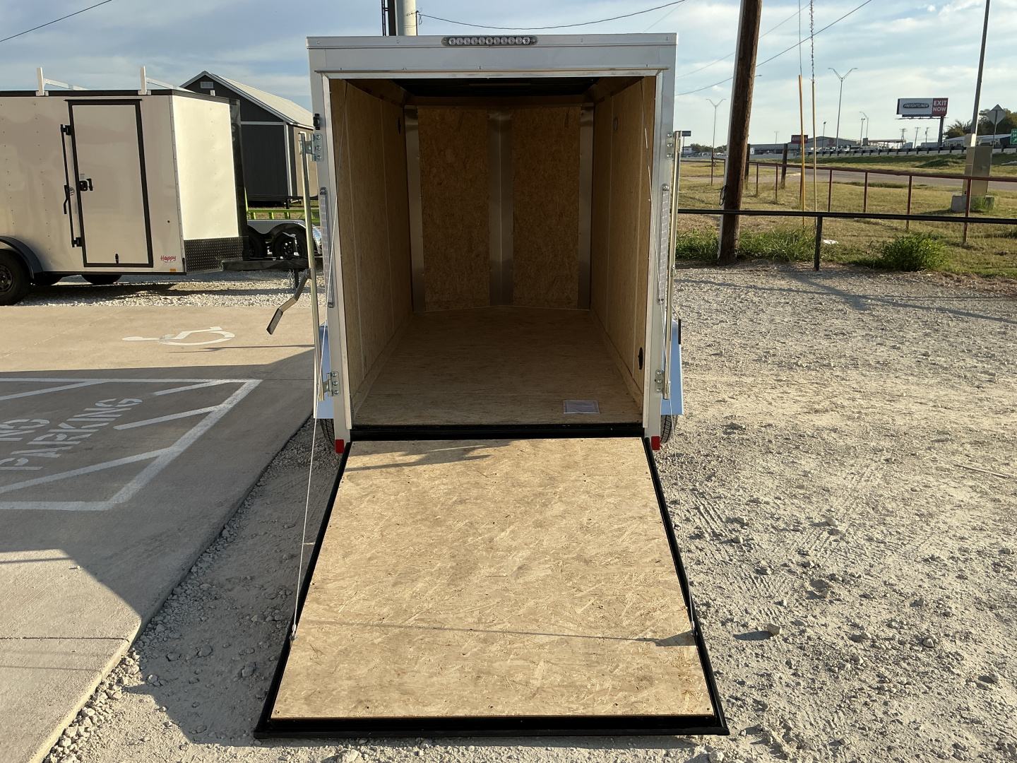 New 2026 Compass 5'x10' Enclosed Cargo Trailer - Indigo DLX