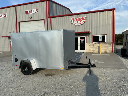 New 2026 Compass 5'x10' Enclosed Cargo Trailer - Indigo DLX