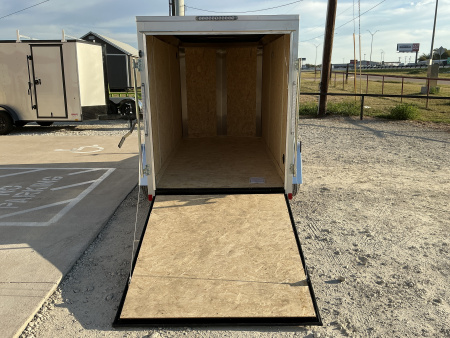 New 2026 Compass 5'x10' Enclosed Cargo Trailer - Indigo DLX