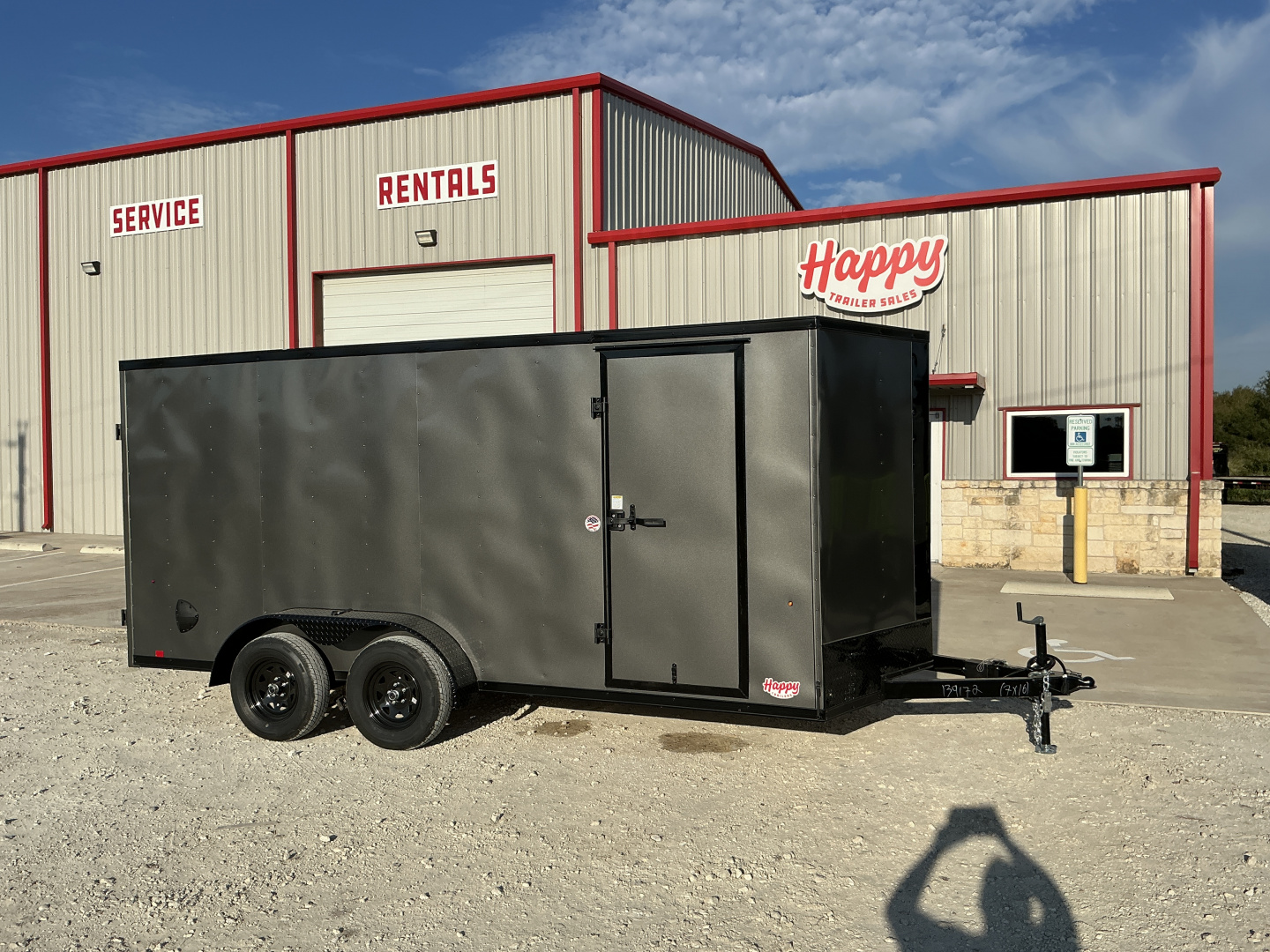 New 2026 Compass 7'x16' Enclosed Cargo Trailer - Indigo DLX
