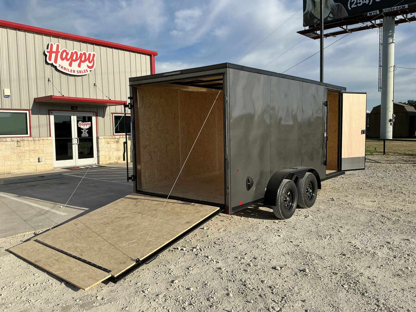 New 2026 Compass 7'x16' Enclosed Cargo Trailer - Indigo DLX
