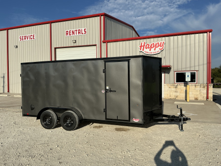 New 2026 Compass 7'x16' Enclosed Cargo Trailer - Indigo DLX