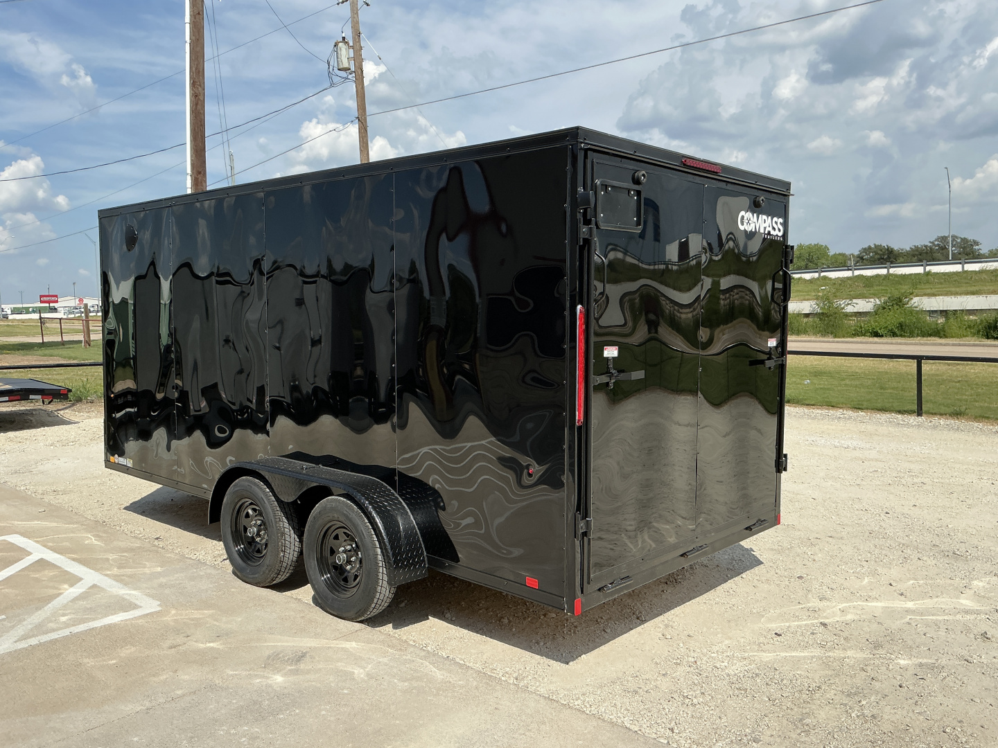 New 2026 Compass 7'x16' Enclosed Cargo Trailer - Indigo DLX