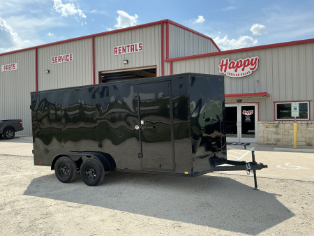 New 2026 Compass 7'x16' Enclosed Cargo Trailer - Indigo DLX