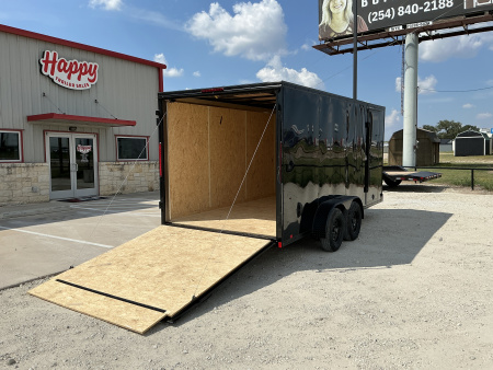 New 2026 Compass 7'x16' Enclosed Cargo Trailer - Indigo DLX