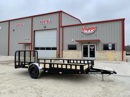 2026 PJ 77"x14' Single Axle Utility Trailer - U7