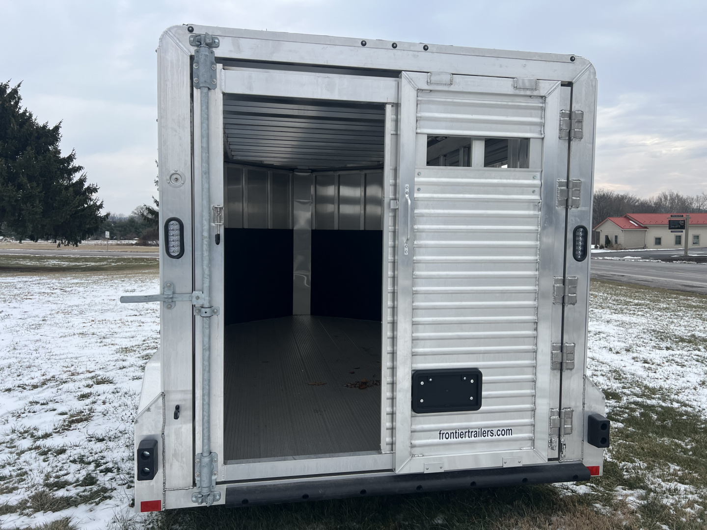 New 2026 Frontier Trailers 7x16 7K Livestock Bumper Pull Series Stock / Stock Combo Trailer